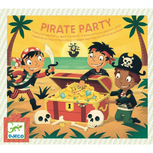 Pochettes de jeux fête anniversaire Pirate - Djeco