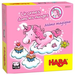 Mémo magique Licornes dans les nuages - HABA