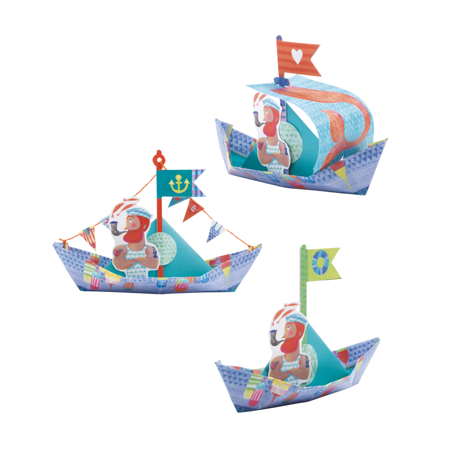 Origami bateau sur l'eau - Djeco