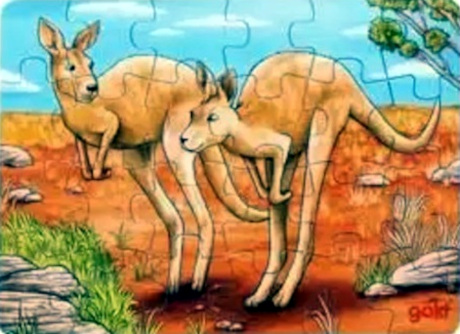 Puzzle Animaux d'Australie Kangourou - Goki