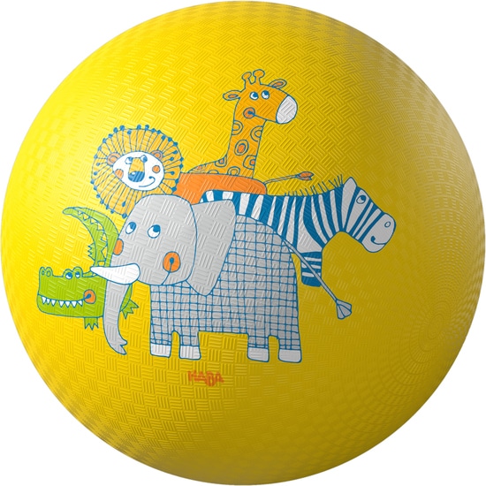 Ballon jaune décor Safari - HABA