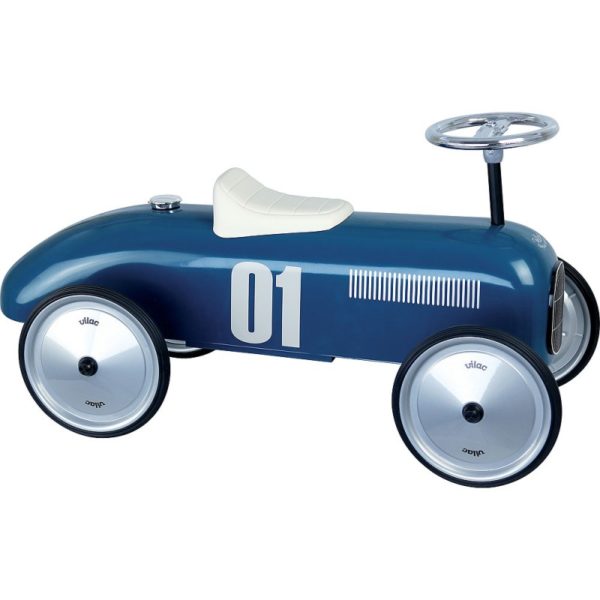 Porteur voiture vintage bleu pétrole - Vilac