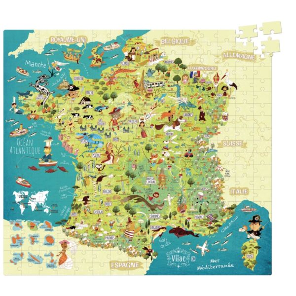 Puzzle Les merveilles de la France - Vilac