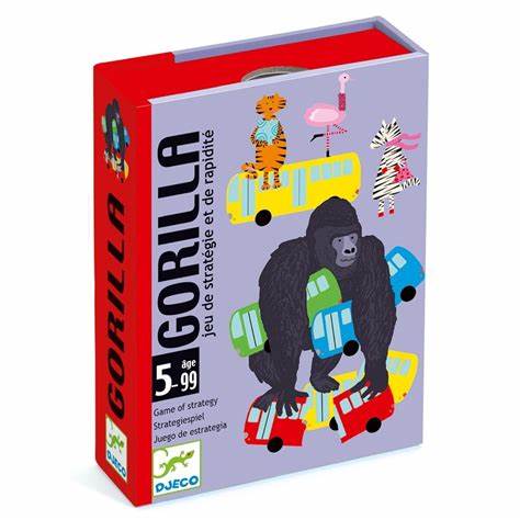 jeu de cartes 5-99 ans gorilla djeco