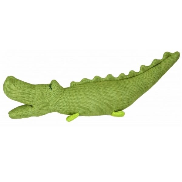 Peluche au crochet crocodile avec grelot - Egmont Toys